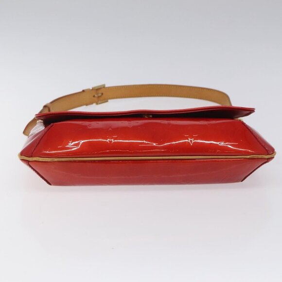 LOUIS VUITTON Monogram Vernis Thompson Street Bag Red M91094 LV Auth BA342 - Picture 6 of 16